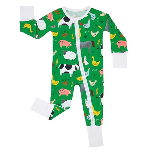 Image of Little Sleepies Pajamas for Baby Boys & Girls, Viscose from Bamboo Baby Pajamas, Snug Baby Sleeper, Toddler PJs, 2-Way Zipper