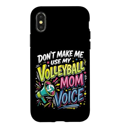 �o���[�{�[�� Mother Don't Make Me Use My Volball Mom Voice �X�}�z�P�[�X iPhone X/XS �p
