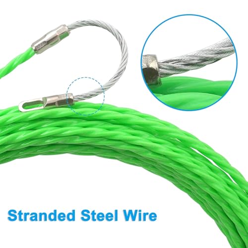 Image of SOMA 15 Meters Heavy Duty Cable Puller for Electricians | Wire Running Tool for Wall, Conduit, Attic, Crawl Space & Ceiling | Ideal for Electrical Wiring