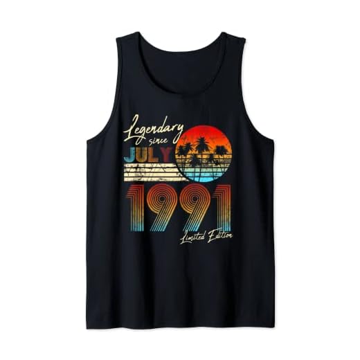 Nacido en 1991 en julio del regalo de cumpleaños de 30 años Camiseta sin Mangas