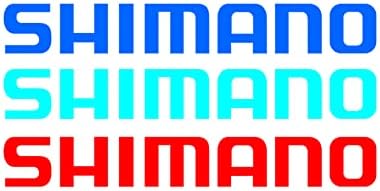 Vinyl Decal - Compatible with SHIMANO products (Seafoam, 7.5" Wide x 1" Tall) image 4