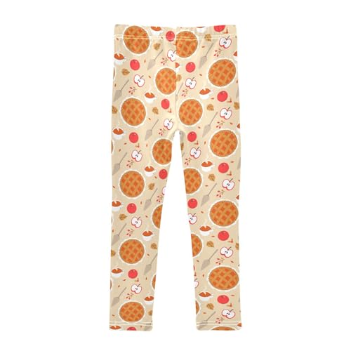 Girls Leggings Apple Pie Apples Berries Toddler Girls Clothes Leggings for Girls Toddler Girls Leggings 3-4T2