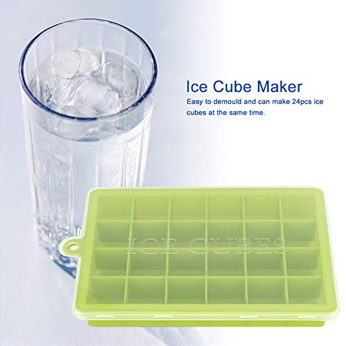 Molde para cubo de gelo, máquina de fazer cubos de gelo, empilhável prático durável para cozinha de