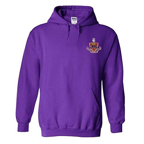 Greekgear Fiji Crest - Shield Emblem Hooded Sweatshirt