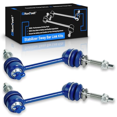 Hunqoeit K80140 2Pcs Front Stabilizer Sway Bar End Links Fit for Ford 2003 2004 2005 2006 2007 2008 2009 2010 2011 Crown Victoria/for Lincoln 03-11 Town Car/for Mercury Grand Marquis Marauder 03-11