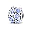 Blue travel flower beads