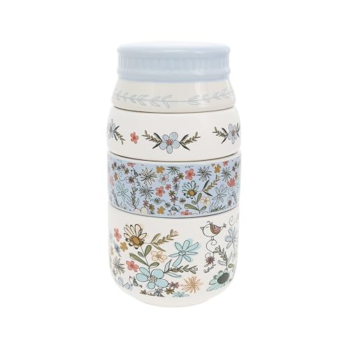 Juego de vasos medidores apilables de cerámica 6.75 x 3.5 pulg miniatura 7