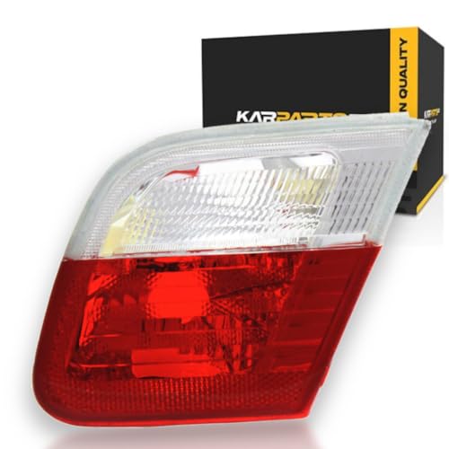 For BMW 325Ci / 330Ci / M3 Convertible/Coupe Tail Light Assembly 2001 2002 2003 Passenger Side Inner | Clear and Red Lens BM2883102 | 63218364728