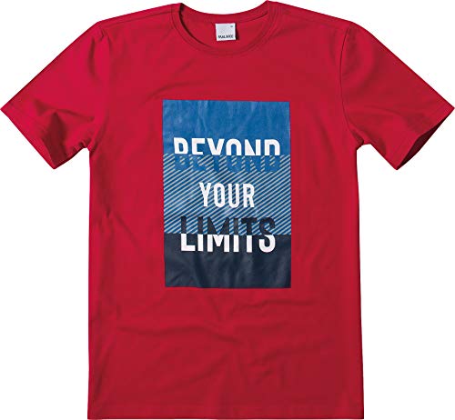 Camiseta Estampada, Malwee Kids, Meninos, Vermelho Escuro, 12