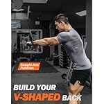 Fitarc Straight Bar Cable Attachment with Fixed Ring, Non-Slip Tricep Bar for Tricep Pull Down Attachment, Lat Pull Down Bar for Home Gym Equipment, Lat Pulldown Attachments and Cable Attachments for Gym - Image 4