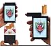 Cigarette Case Heart Wing with Built on Lighter Holder Box Ryo