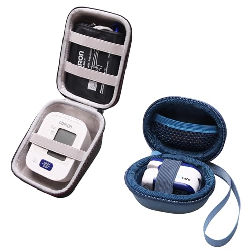 Case for OMRON 3 Series BP7100 / Silver BP5250 / Bronze BP5100 / 5 Series BP7250 Blood Pressure Monitor + Fingertip Pulse Oximeter Case