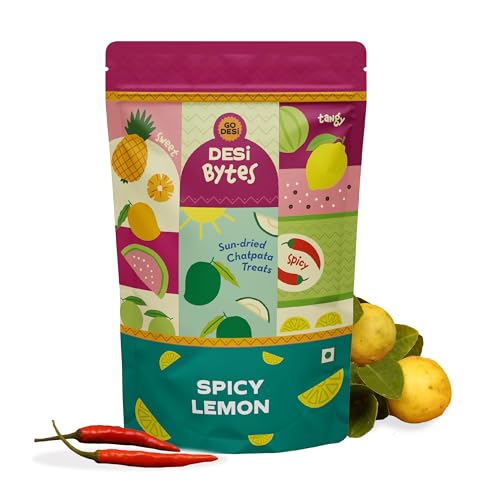GO DESi Spicy Lemon Candy, 200g, Fruit Snacks, Mouth Freshener, Nimbu Bites, Dehydrated (B0CPFQC1F5) Amazon Price History, Amazon Price Tracker