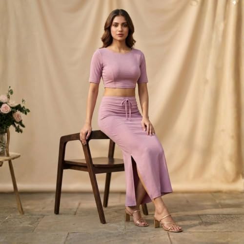 Image of Women's Saree Shapewear - Slim Fit Stretchable Petticoat for Sarees | Comfortable Waistband | Body Shaping Underskirt