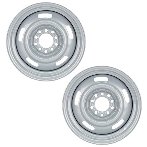 Rally Dual Pattern Steel Wheels Pair