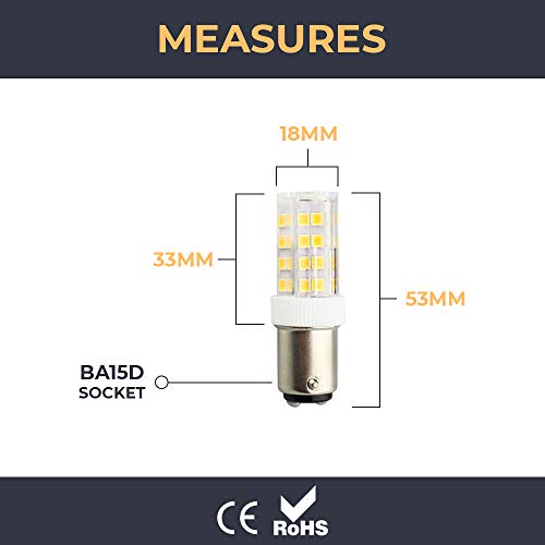 La Canilla® Ba15D - Lampadina LED per macchina da