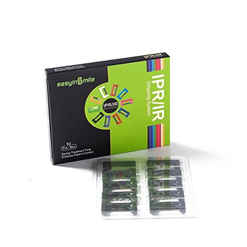 Image of Dental IPR Strips Interproximal Reduction Sanding Strips Between Teeth 10PCS Orthodontic Polising Striping System (Gray)