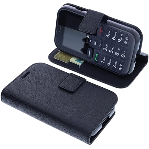 foto-kontor Étui Compatible avec Doro Leva L10 Protection Book Style Case Housse Portefeuille pour...