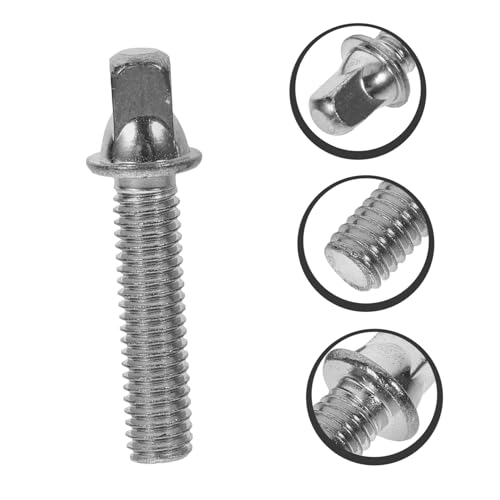 3sets Lightweight Drum Accessories Stainless Steel Mounting Screws for Snare Drum 2pcs*3 miniatura 2