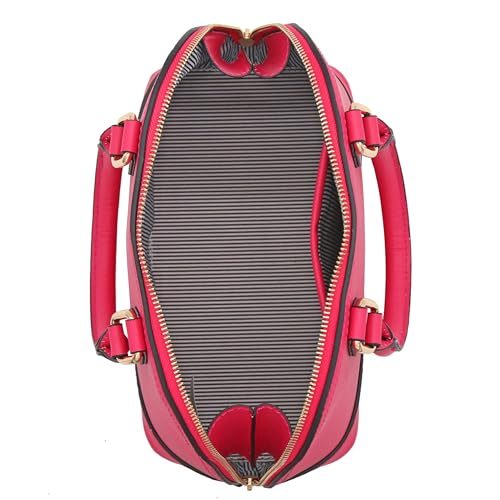 Image of Zip-Around Saffiano Classic Dome Satchel