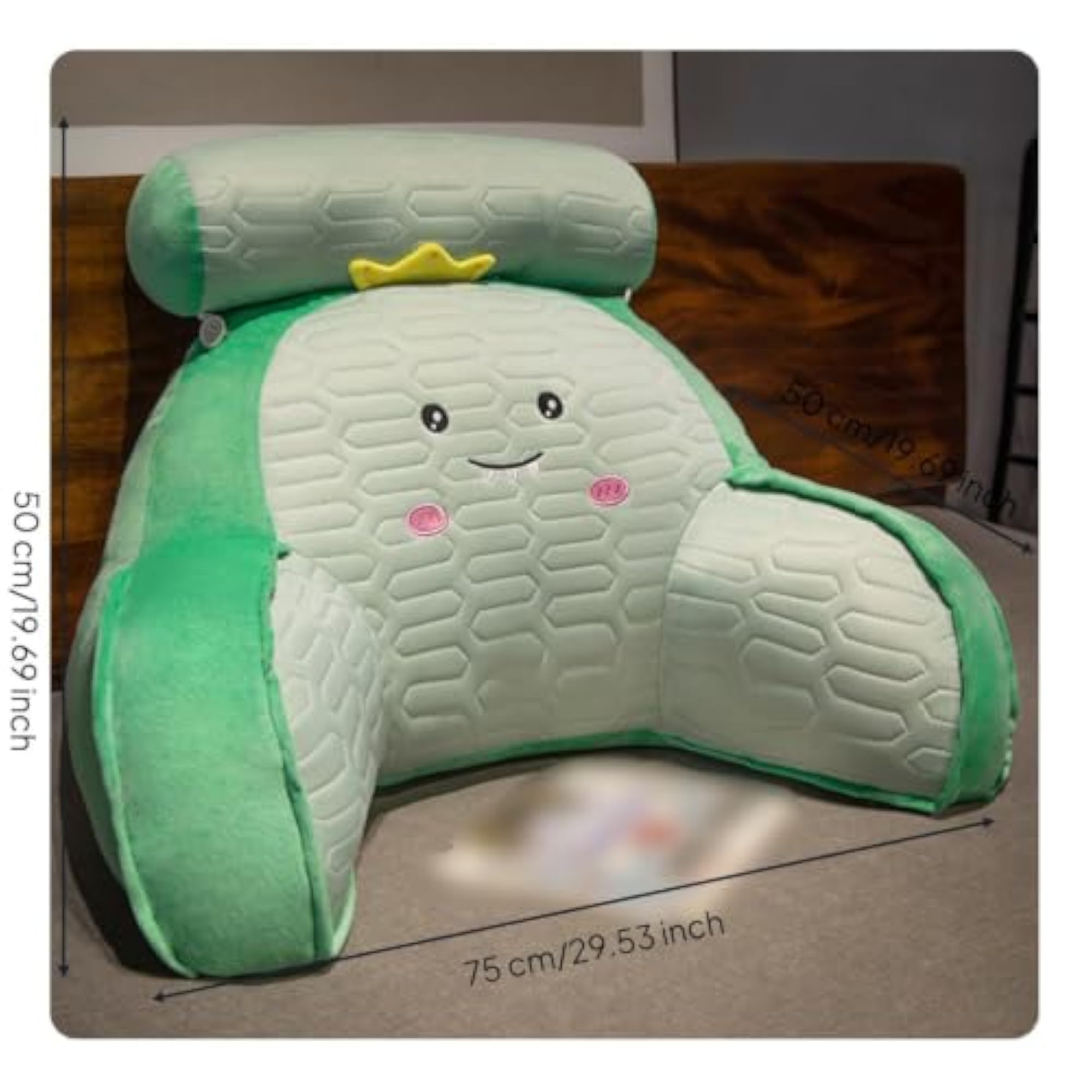 Reading Pillow for Sitting Up Support - Ergonomic Bed Rest