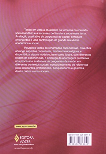 Avaliação qualitativa de programas de saúde: Enfoques emergentes