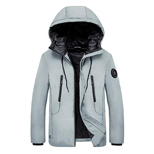 Doudoune chauffante grise homme AKT 2XL manteau hiver intelligent