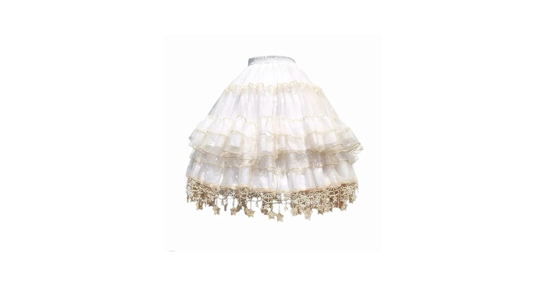 ミュージシャン Official Fan Club  Petticoat Lane Steampunk Crinoline Midi Skirt Petticoat Cage Skirt Hoop