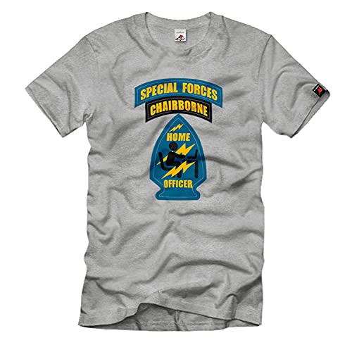 T-shirt Chairborne Home Officer Special Forces gris L