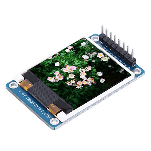 Módulo de Pantalla a Color SPI, Módulo de Pantalla TFT de Resolución 128RGBx128 Multifuncional de Alto Rendimiento con Encabezado de 8 Pines para Equipos de Control Industrial