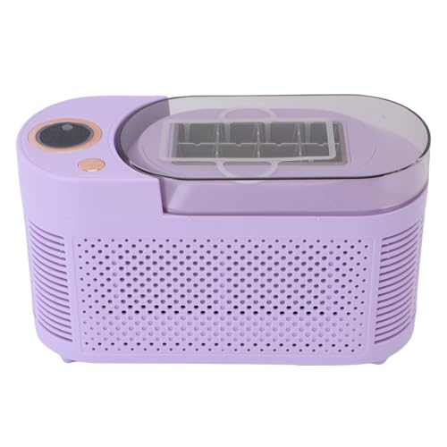 Asixxsix Tisch-Eiswürfelmaschine, 8 Würfel in 15 Minuten fertig, kompakte tragbare Eismaschine für Haus, Küche, Büro, Bar, Party, Camping, Haus & Auto Stromoptionen (EU-Stecker)