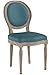 Christopher Knight Home Phinnaeus Fabric Dining Chairs, 2-Pcs Set, Dark Teal