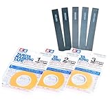 Someie Tamiya Masking Tape Set 1mm (87206), 2mm (87207), 3mm (87208) & Sanding Sticks Set #120, #240, #600, #800, #1000