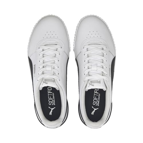 Image of Puma Carina 2.0 Synthetic Leather Lace Up Women's Sneakers