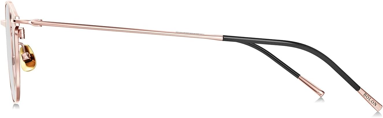 BOLON Ultra Lightweight Full Titanium Oval Eyeglass Frames BT1615 Sheung 50mm, Exclusive Eyewear Brand of EssilorLuxottica
