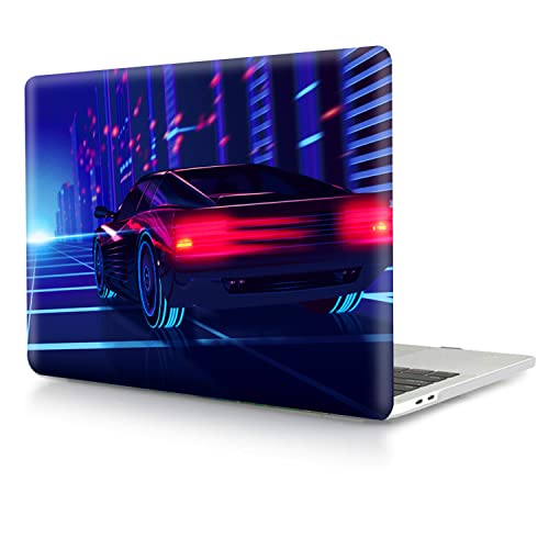 Coque MacBook Pro 16 JZ Sports Car F avec protège-clavier pour modèles A2991 A2485