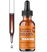Barlean's Mood Booster Supplement, Fearless Ashwagandha Liquid Drop Supplements for Men and Women...