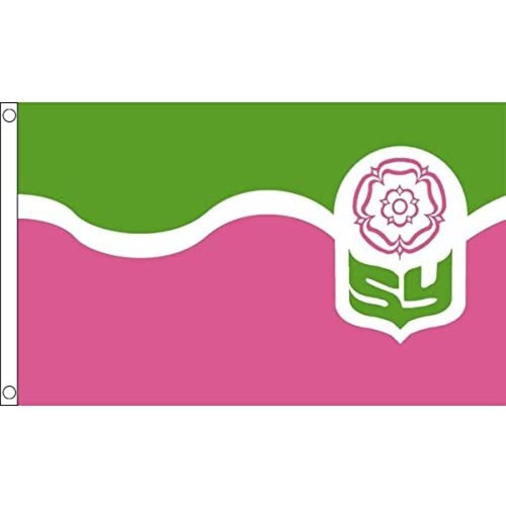 AZ FLAG South Yorkshire county Flag 150x90 cm 100D Polyester 2 Grommets