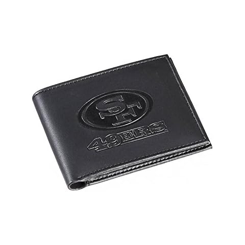NFL San Francisco 49Ers Bi-Fold Wallet, Black Cover