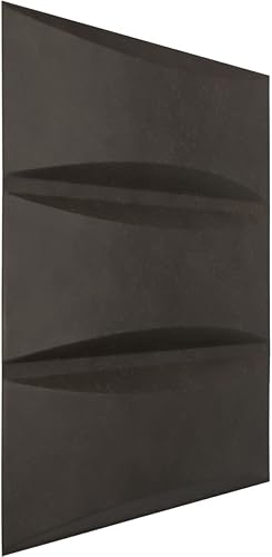 Miniatura 2 de Ekena Millwork 19 58 pulgadas de ancho x 19 58 pulgadas de alto, tradicional EnduraWall decorativo 3D, acero desgastado (cubre 2.67 pies cuadrados