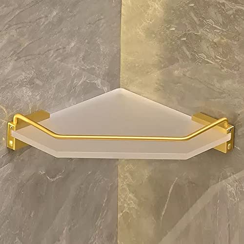 Étagère d'angle de salle de bain pour éviter les chutes de flacons - 2