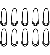 FILFEEL Fermeture à glissière, fermeture éclair Tire le cordon 10 pièces/sac EDC Noir Petit L...