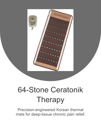 Image of Carefit SuperGem Infrared Korean Heating Mat | Tourmalene Jade Ceraball Therapy Massage Bed