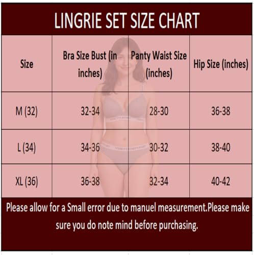 Image of Fashiol Women Padded Underwire Fashionable Adjustable Spaghetti Strap Lingerie Sets | Comfortable Fabric Push up Bra Panty Set