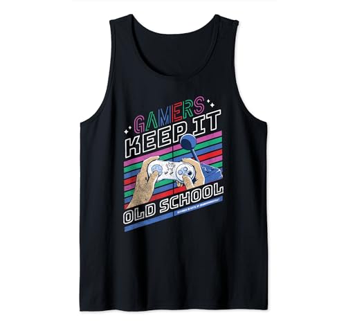 Old School Gamer: tributo a los videojuegos de los 80 a Keep It Classic Camiseta sin Mangas