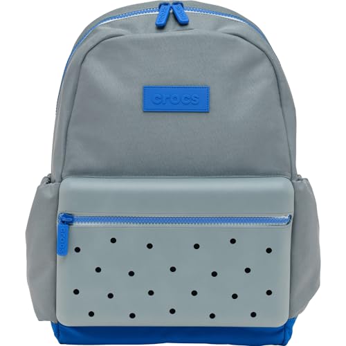 Crocs Nylon Backpack Personalize with Jibbitz Charms Grey/Multi One Size
