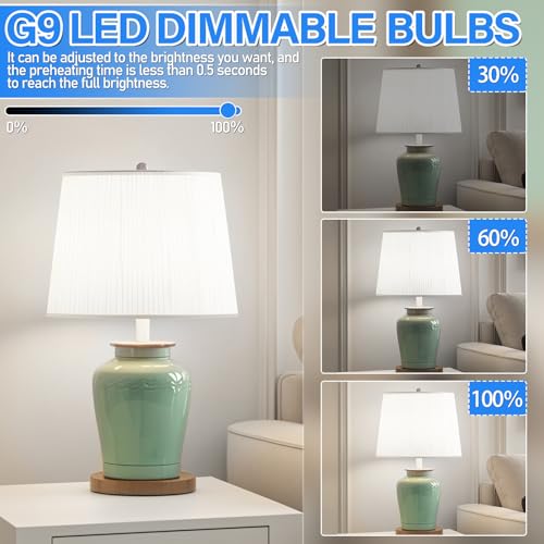 Ddlisu G9 LED Light Bulbs Dimmable, 3W G9 LED Small Corn Bulb Cool White 6000K, Equivalent 40W Halogen Bulbs,AC 220-240V, Energy Saving Bulb,No Flicker, for Home Lighting, 6 Pack - Image 4