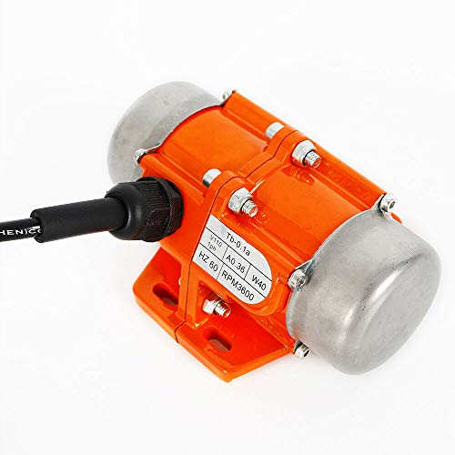 Black Friday Sale 2022 Concrete Vibrator Vibration Motor 40W AC 110V 3600rpm Single Phase Aluminum Alloy for Shaker Table Vibrating (1 phase 40W)
