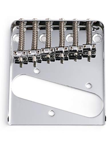 Metallor Vintage Guitar Bridge 6 Th XgO X[ {fB ubW eLX^[X^C GLM^[p[c Replcement Chrome Ή