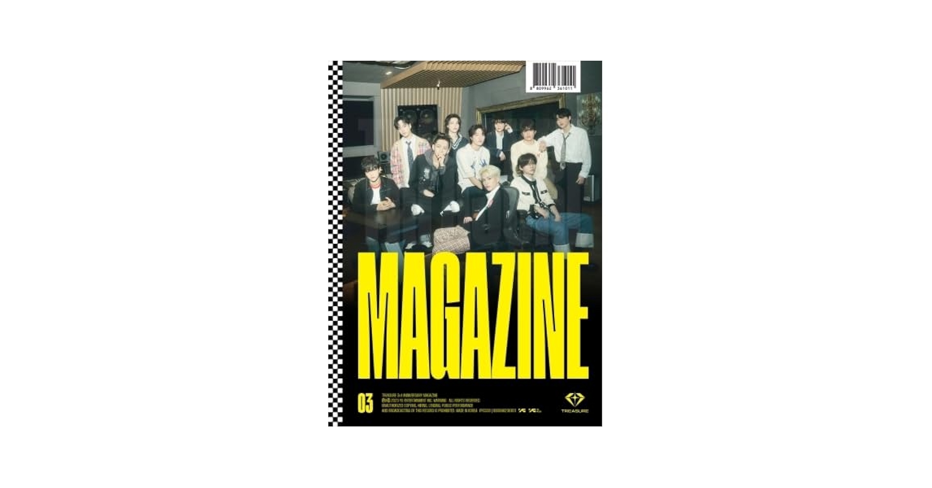 treasure 3rd Anniversary Magazine 抜けなし 40215-TREASURE-3rd-ANNIVERSARY